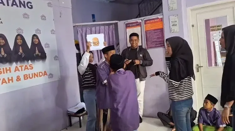 Berbagi Bahagia, Relawan Tangan Setara Gelar Kegiatan Sosial di Serang